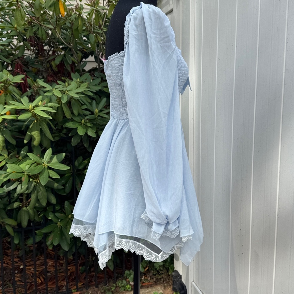 Sugar thrillz baby blue dress nwt small - Picture 10 of 11